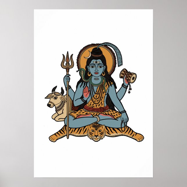 Póster Señor Shiva (Frente)