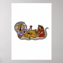 Póster Señor Vishnu 