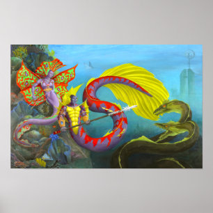 Póster Señor y Señora de Atlántida
