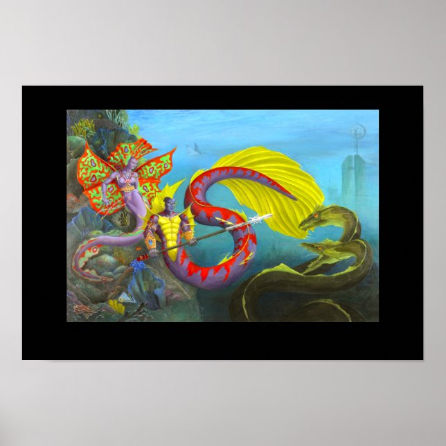 Póster Señor y Señora de Atlantis (Frente)
