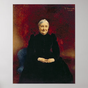 Póster Señora Bonnat, la madre del artista, 1893