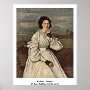 Póster Señora Charmois By Jean-Baptiste Camilo Corot