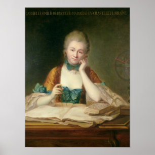 Póster Señora de Chatelet-Lomont