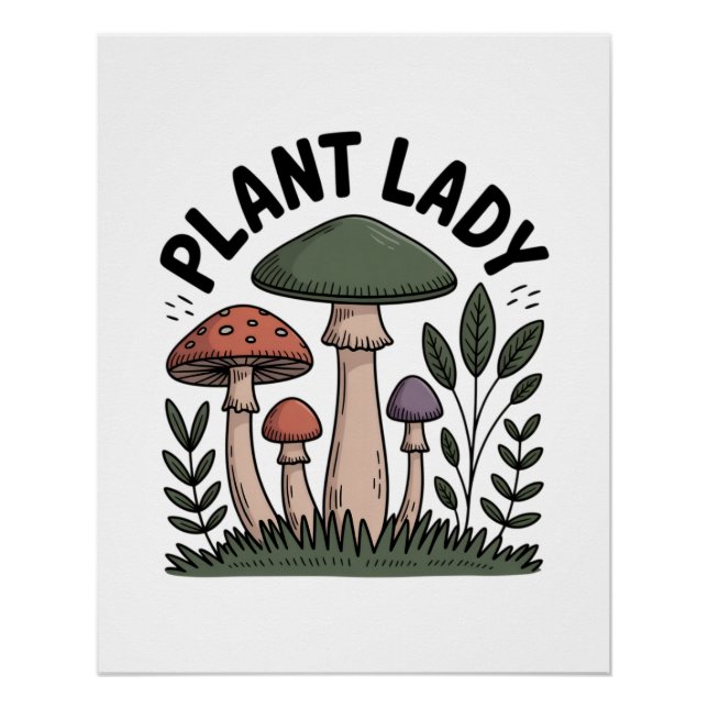 Póster Señora de las Plantas (Anverso)