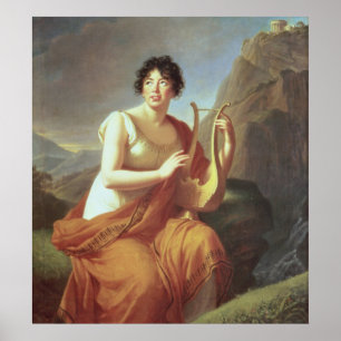 Póster Señora de Stael como Corinne, 1809