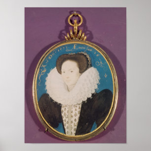 Póster Señora Holanda, envejecida 26, 1593