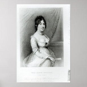 Póster Señora James Madison, Dolley Payne, c.1804-55