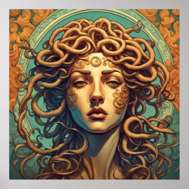 Póster Señora medusa poster