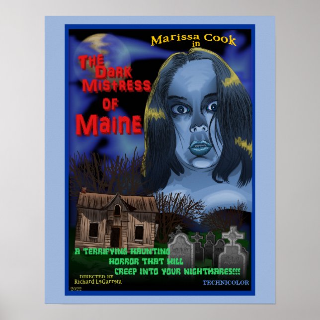 Póster Señora oscura del principal poster de cine (Frente)