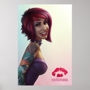 Póster Señora realista Missy