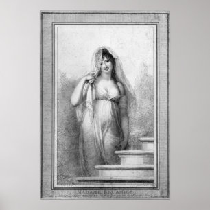 Póster Señora Recamier
