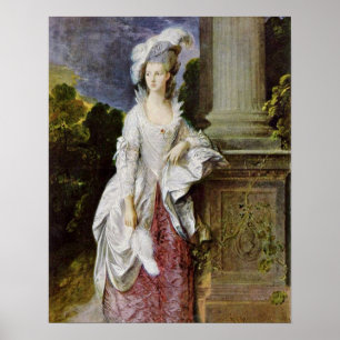 Póster Señora Thomas Graham de Thomas Gainsborough