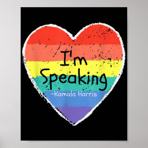 Póster Señora Vicepresidenta Estoy Hablando Kamala Harris