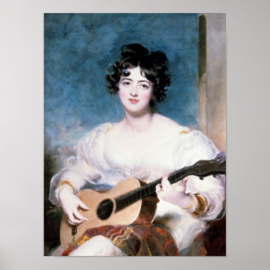 Póster Señora Wallscourt, 1825