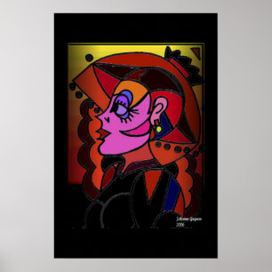 Póster Señora With Hat