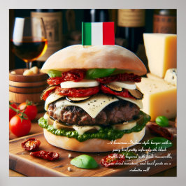 Póster Sensación de hamburguesa de Rapsodia romana