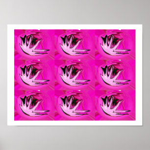 Póster Sensaciones rosas