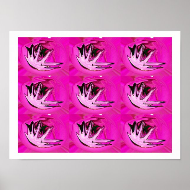 Póster Sensaciones rosas (Frente)