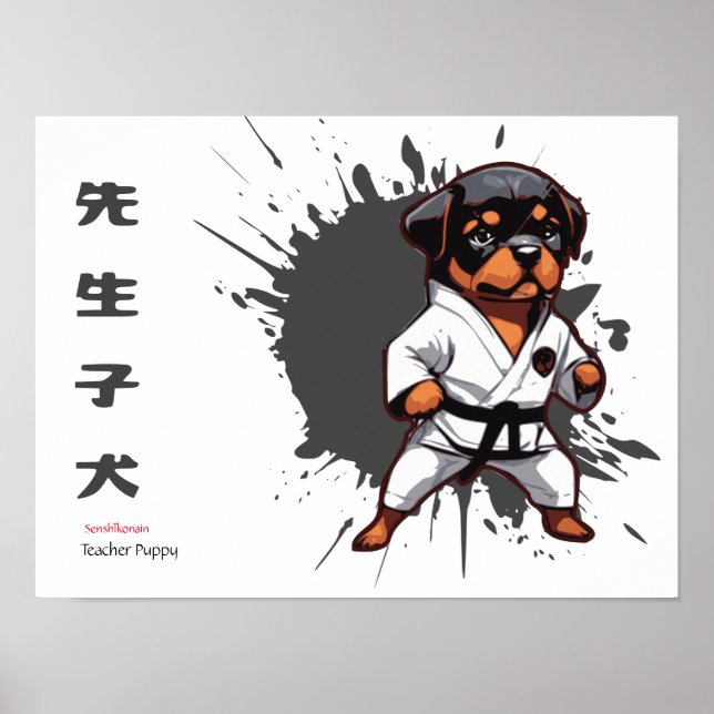 Póster Sensei Cachorro (Frente)