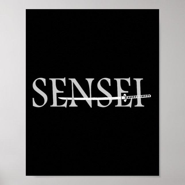 Póster Sensei Martial Arts (Frente)