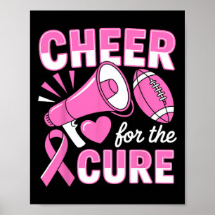 Póster Sensibilización Sobre El Cáncer De Mama Alegra Por