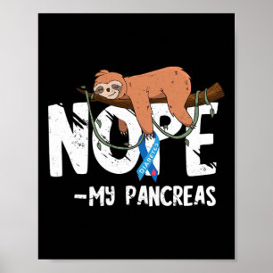 Póster Sensibilización sobre el páncreas Diabetes de azúc