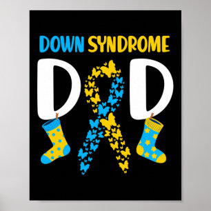 Póster Sensibilización sobre el síndrome de Down T21 Orgu