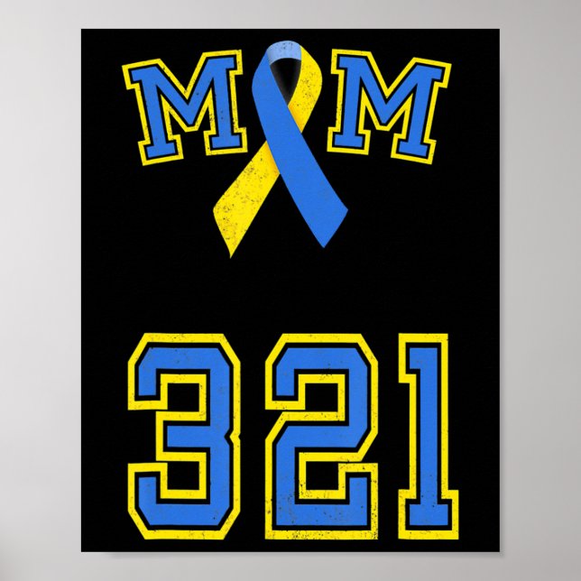 Póster Sensibilización sobre el síndrome de Down Trisomy  (Frente)