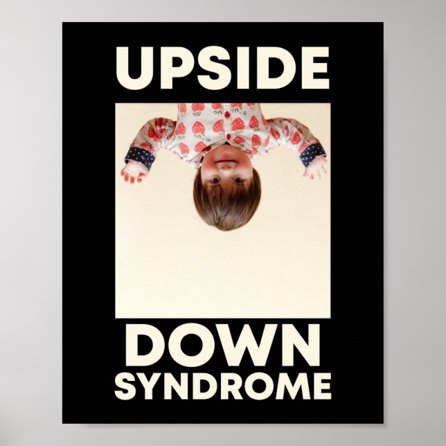 Póster Sensibilización sobre el síndrome de Upside Down E (Frente)