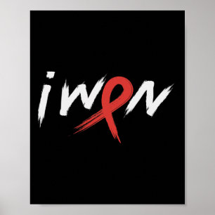 Póster Sensibilización sobre el Stroke Cinta Roja I Wed B
