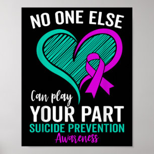 Póster Sensibilización sobre el suicidio Prevención del s