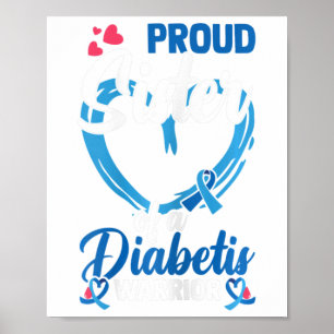 Póster Sensibilización Sobre La Diabetes Orgullosa Herman