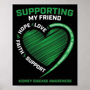 Póster Sensibilización sobre la enfermedad renal de los h