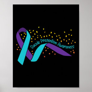 Póster Sensibilización sobre la prevención del suicidio: 