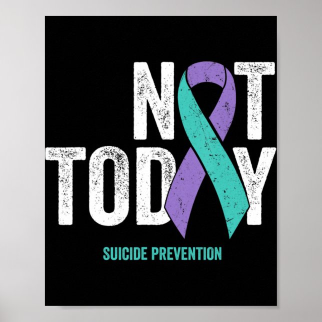 Póster Sensibilización sobre la prevención del suicidio - (Frente)