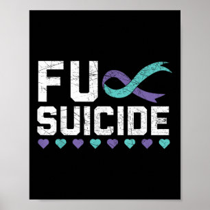 Póster Sensibilización sobre la prevención del suicidio D
