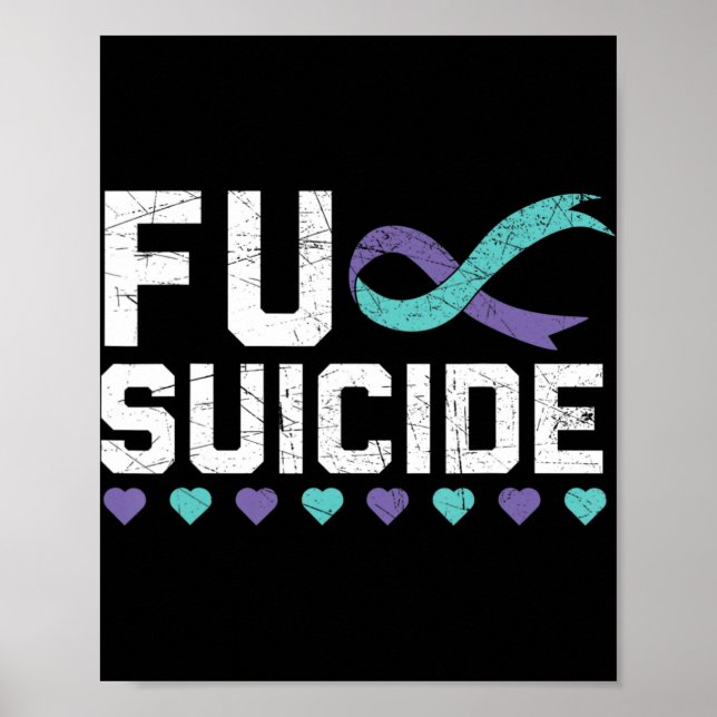 Póster Sensibilización sobre la prevención del suicidio D (Frente)