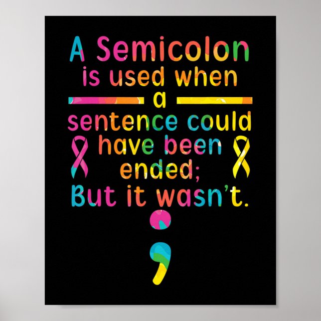 Póster Sensibilización sobre la prevención del suicidio D (Frente)