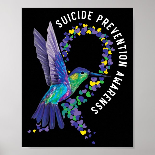 Póster Sensibilización sobre la prevención del suicidio D (Frente)