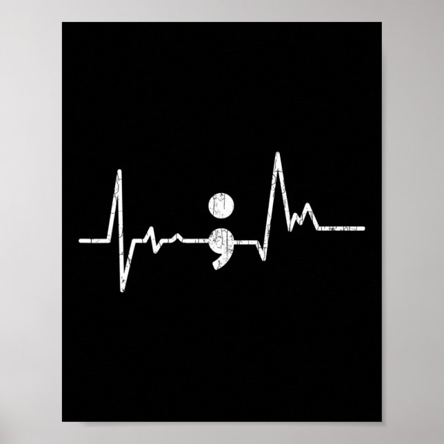 Póster Sensibilización sobre la prevención del suicidio e (Frente)
