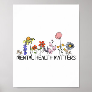Póster Sensibilización sobre los problemas de salud menta