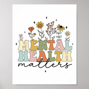 Póster Sensibilización sobre los problemas de salud menta