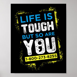 Póster Sensibilización suicida Camisas Hombres La vida de