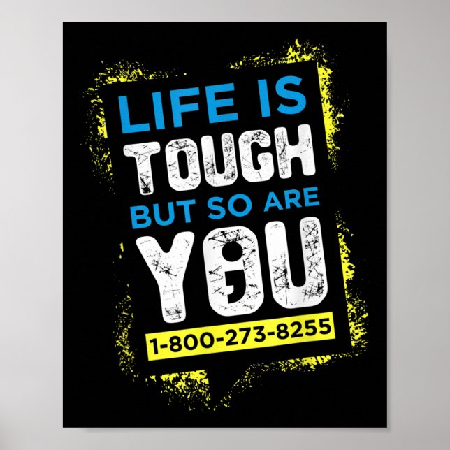 Póster Sensibilización suicida Camisas Hombres La vida de (Frente)