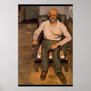 Póster Sentado de artistas