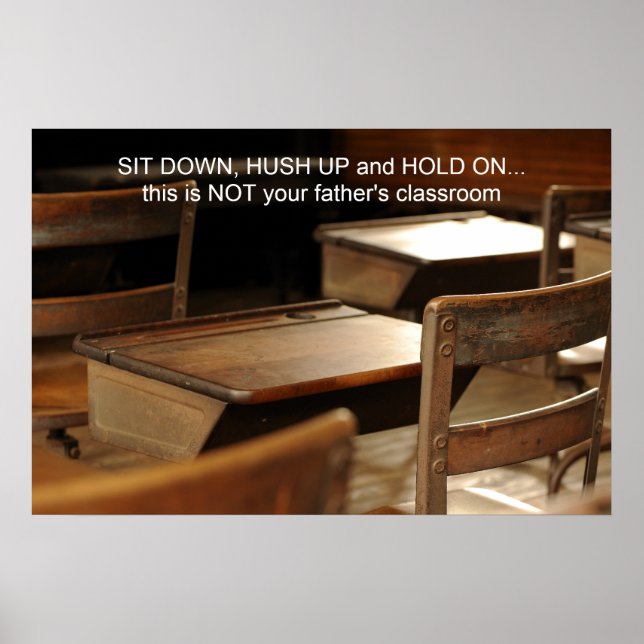 PÓSTER SENTARSE, HACER COPA Y MANTENERSE...... (Frente)