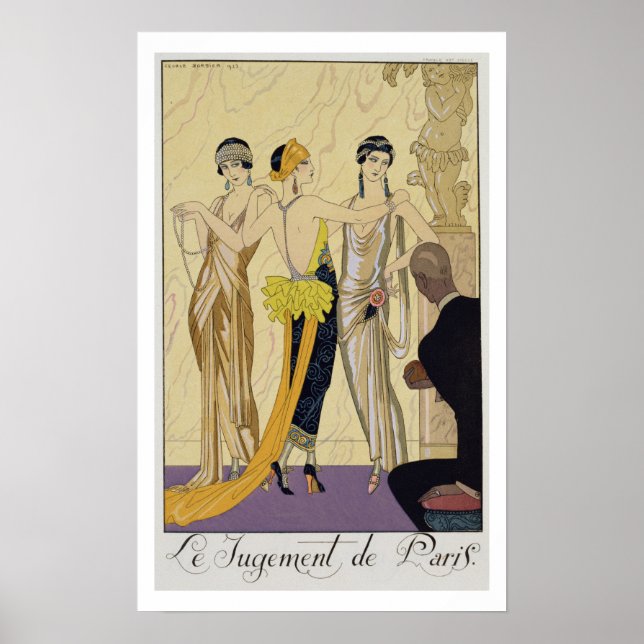 Póster Sentencia de París, 1920-30 (huella de pochoo) (Frente)