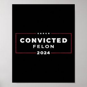 Póster Sentencian A Trump 2024, Sentenciado A Votación