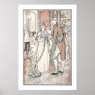 Póster Sentido y sensibilidad C.E. Brock Print de Jane