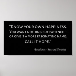 Póster Sentido Y Sensibilidad Cita I